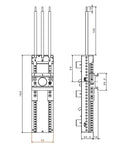 Adaptor 16 A pentru sistem Crosslink, trifazat