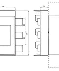Adaptor pt. într. de putere 250A, Siemens 3VL2, 3VL3 UL