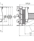 Separato pt.sigurante NH00 160A+supravegherere