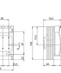 Separator pt.sigurante NH000 125A pe contrapanou