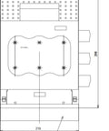 Mască de egalizare separator (din 2 părţi), NH2
