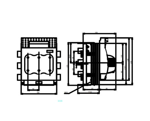 Separator cu sigurante 250A 60mm+supravegherere
