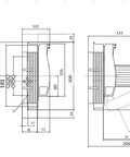 Separator măr.00, 160 A, cleme colier 70 mm², cu suprav. el.