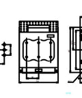 Separator mărime 3, 630A, M12, cu suprav. electronică