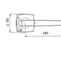Mecanism actionare pe usa, gri pt. LTS 250-630
