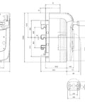 Separator Cross Link măr.1, M10, 250 A, sistem de 60mm
