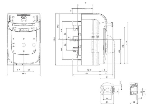 Separator Cross Link măr.1, M10, 250 A, sistem de 60mm