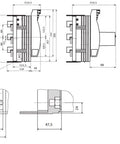 Separator pt.sigurante NH3 630A pe sistem bare 60mm