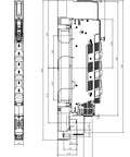 Separator cu fuzibile vertical NH00, 160A jos, M8, înalt