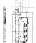 Separator cu fuzibile vertical NH00, 160A sus, M8, înalt