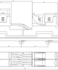 Module 4xNH fuse-switch-disconnector, 3P, clamp connection