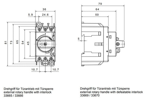 CAPUS Panel - Switch-disconnector 3 pole 16A