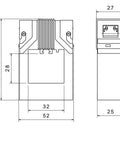 CT 400/5A, 2,5VA, Class 0.5,for SI337010, SI337020, SI337030