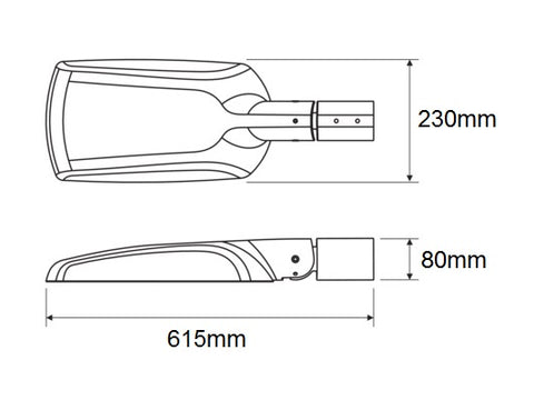 TRAFFIK R LED 69W 8500lm/730 IP66 O32 gri