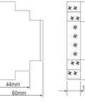 Releu suprav. sistem 3fazat,1CC,5A/250V, Ualim=400/230V-3(N)