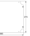 Placă de montaj pentru WKA3040, Î=300 L=400mm