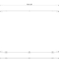 Placă montaj WSA,  Î=775 L=1150mm