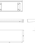 Copertină L=500 A=210 pentru WSTxx5021x