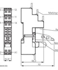 Modul varistor 230Vca pt.socluri relee PT şi RT