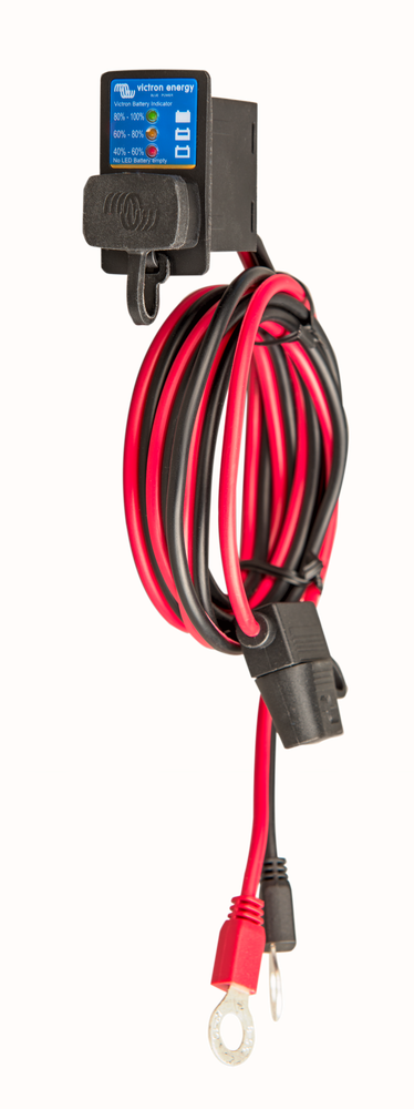 Panou indicator de stare a bateriei Victron Energy Battery indicator panel (M8 eyelet connector 30 A ATO fuse)