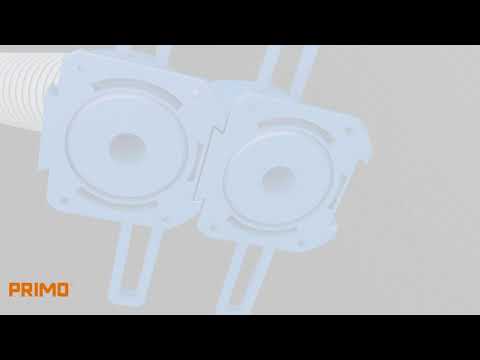 Wall and Ceiling bend 30° M32/M40 with wings