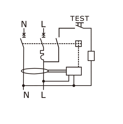 Întreruptor automat+dif., Tip A, B 10/003A,1+N un modul, 6kA