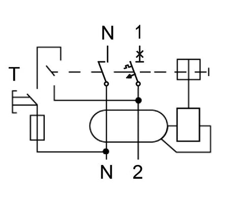 Întreruptor automat+dif. 1P+N, AMPARO 6kA, C 10A, 30mA,tip A