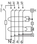 Residual Current Circuit Breaker 10kA, 63A, 4-pole, 30mA, F