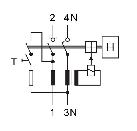 Întreruptor diferential 25A 2poli 100mA