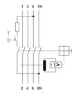 Întreruptor diferential 125A, 4-poli, 100mA, tip A (puls)