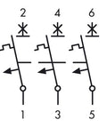 Miniature Circuit Breaker (MCB), D16A, 3-pole, 10kA, 40° C