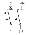 Intreruptor autom.B10/1+N 6kA