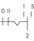 Comutator alternativ modular 1-0-2, 1p, 16A