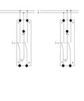 Buton modular cu reţinere şi LED, 2ND, 230VAC