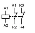 Contactor modular (1UH) 20A, 2 NÎ, 230Vca, seria AMPARO