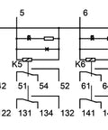 Modul cu relee 24VDC, clipsabil pe sina DIN