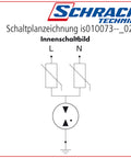 Modul descărcător cl. T2(C) 1UH (L+N) In=10kA, 335V, VEPG