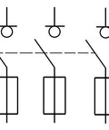 Separator de sarcină ARROW R, 3 poli, 25A, D02 complet