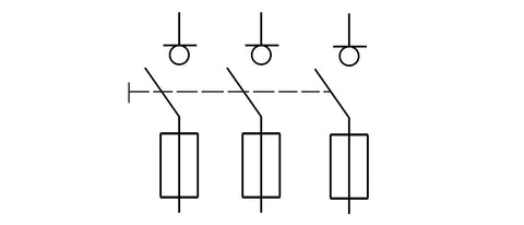 Separator de sarcină ARROW R, 3 poli, 25A, D02 complet