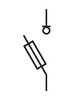 Separator modular pentru portfuzibile 22x58 1p 100A
