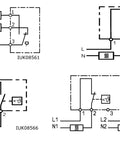 Termostat pt. ventilarea dulapurilor, 1ND, comut. albastru