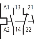 Contactor ALEA II auxiliar, 3 ND + 1 NÎ, bobina la 24Vcc