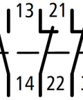 Contactor ALEA II auxiliar, 2 ND + 2 NÎ, bobina la 230Vca