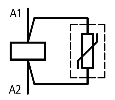 Modul varistor pentru contactor mărime 1, 24-48Vca