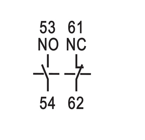 Contact aux. frontal pt. CUBICO Clasic/High/Grand, 1ND+1NÎ