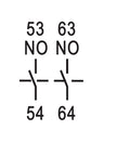 Contact aux. frontal pt. CUBICO Clasic/High/Grand, 2ND