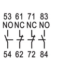 Contact aux. frontal pt. CUBICO Clasic/High/Grand, 2ND+2NÎ