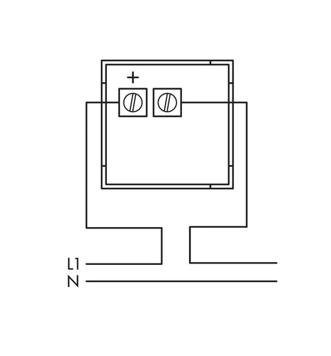 Ampermetru analogic 10A AC modular