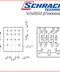 Releu PT 6A 4C 24VDC + LED