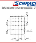 Soclu releu implantabil PT2 14p 6A